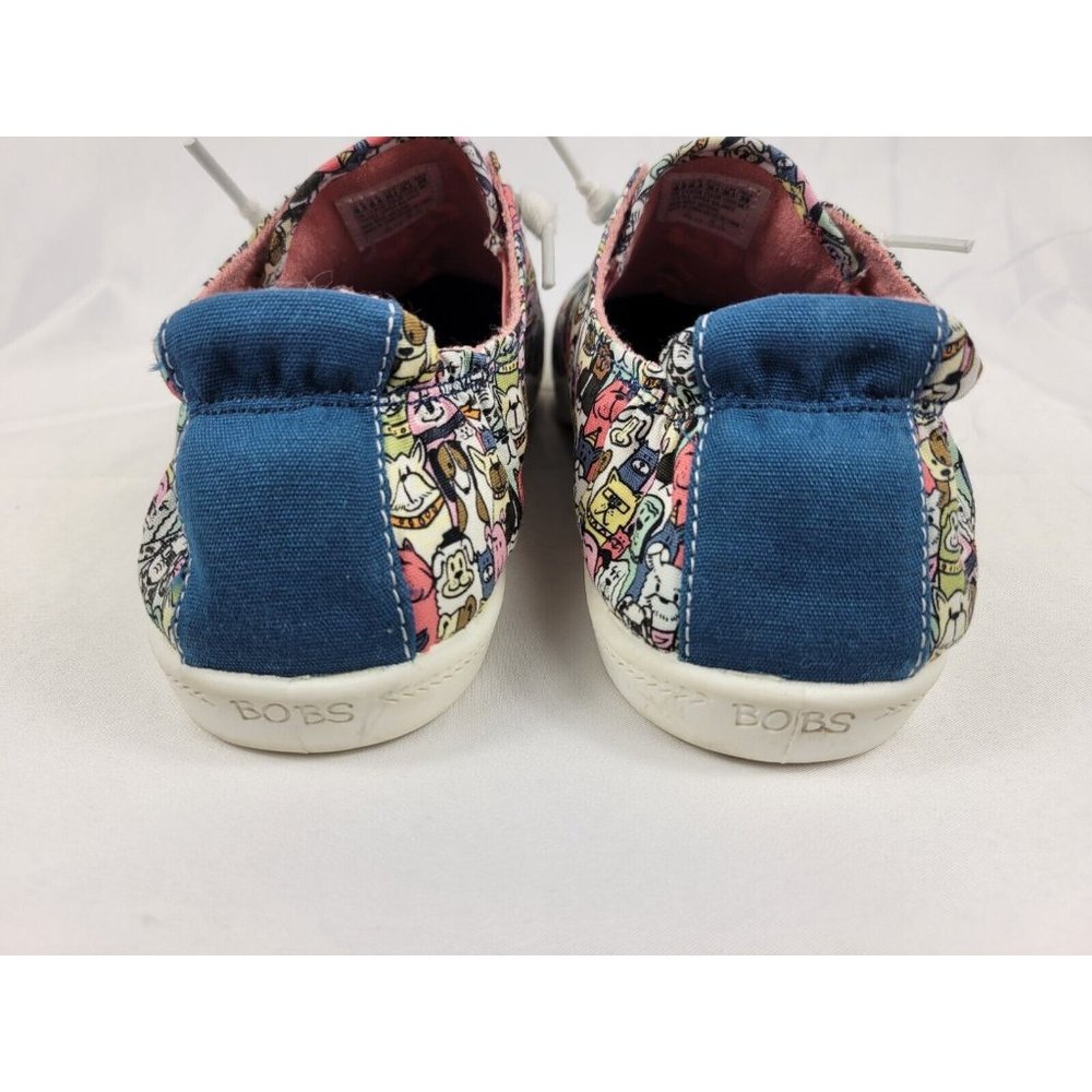 Bobs Skechers Beach Bingo Dogs Low Top Shoes Sneakers Womens Size 9.5 113036 - Picture 5 of 12